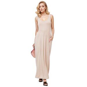 ✨5/$25✨LOW STOCK ✨ Long Maxi Dress in Stone